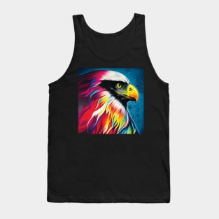 American Eagle in Striking Rainbow Colours Tank Top